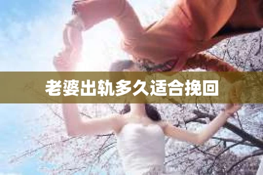 老婆出轨多久适合挽回
