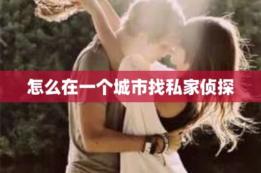 怎么在一个城市找私家侦探