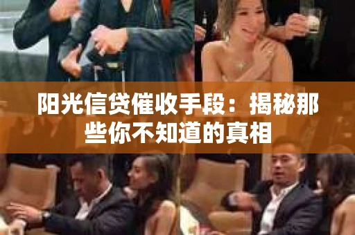 阳光信贷催收手段：揭秘那些你不知道的真相