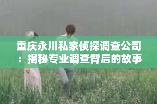 重庆永川私家侦探调查公司：揭秘专业调查背后的故事