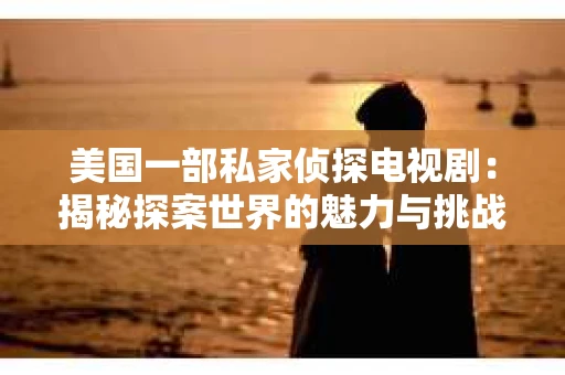 美国一部私家侦探电视剧:揭秘探案世界的魅力与挑战 美国一部私家侦探电视剧:揭秘探案世界的魅力与挑战