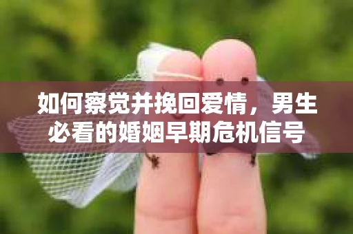 如何察觉并挽回爱情，男生必看的婚姻早期危机信号