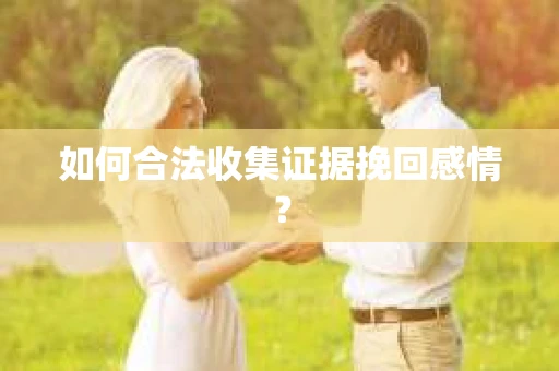 如何合法收集证据挽回感情? 如何合法收集证据挽回感情?